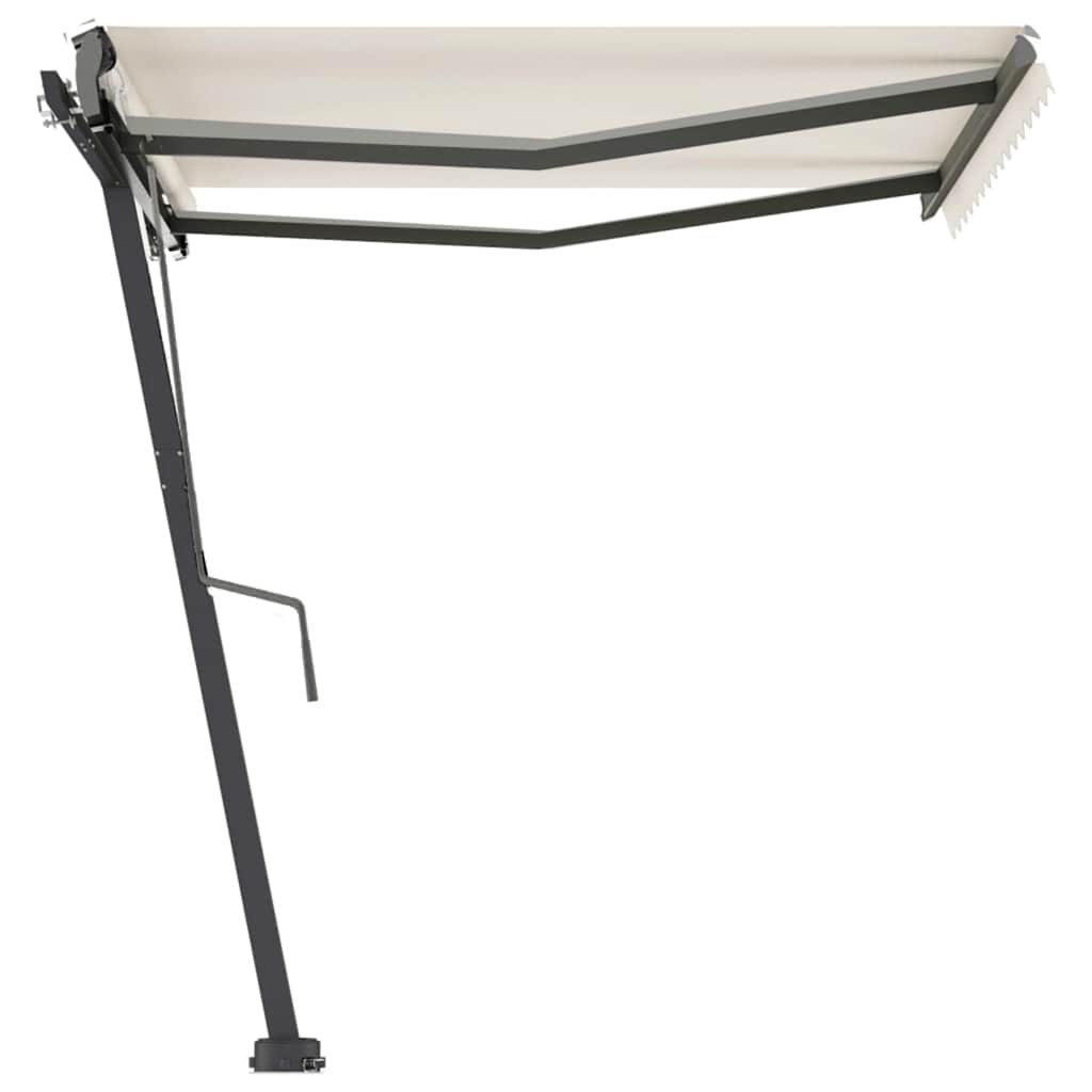 vidaXL Copertină autonomă retractabilă automat, crem, 300x250 cm vidaXL Copertină autonomă retractabilă automat, crem, 300x250 cm