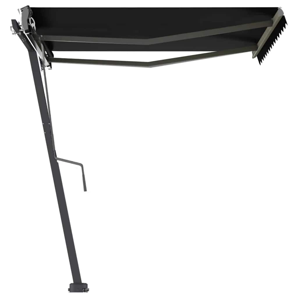 vidaXL Copertină autonomă retractabilă automat, antracit, 350x250 cm vidaXL Copertină autonomă retractabilă automat, antracit, 350x250 cm