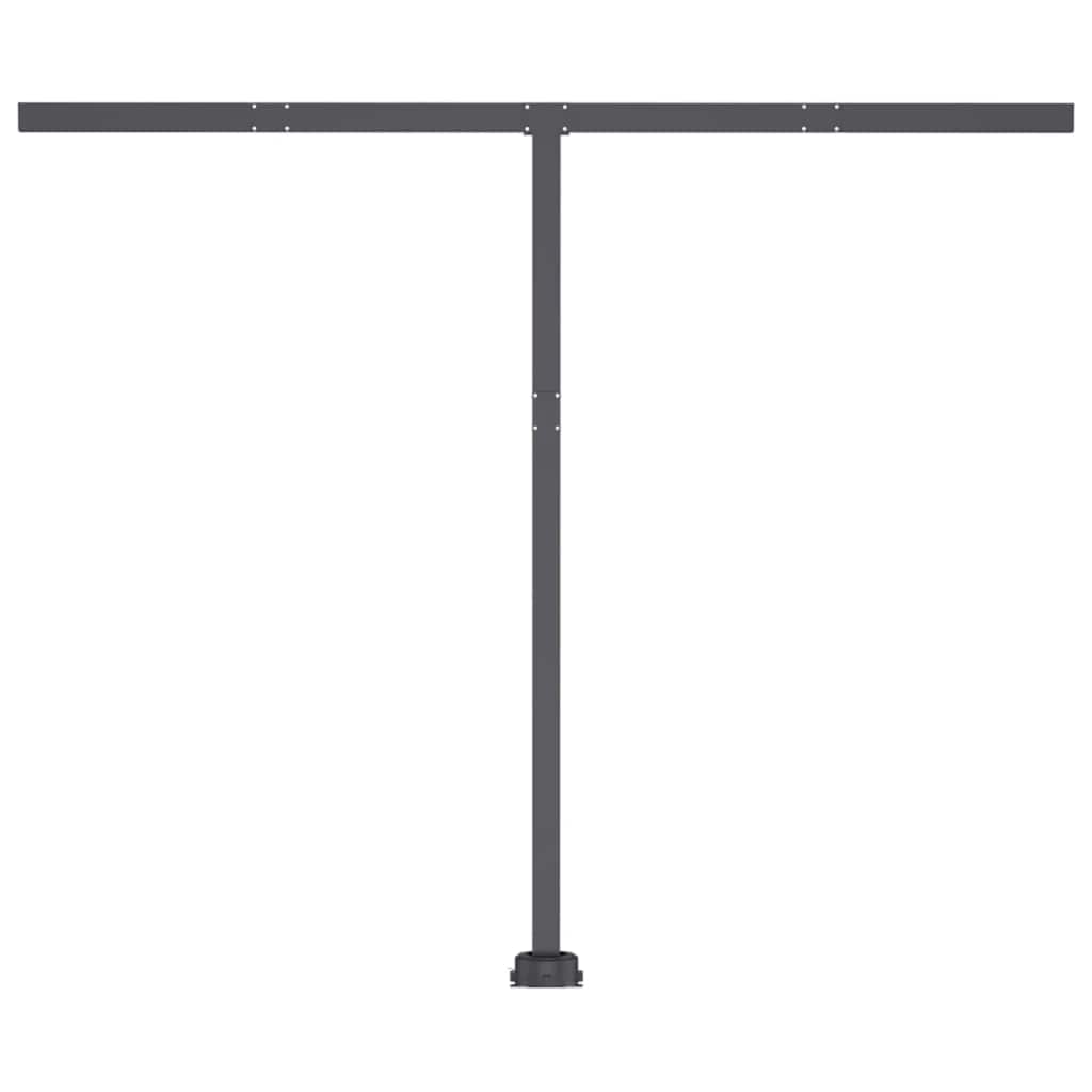 vidaXL Copertină autonomă retractabilă automat, antracit, 350x250 cm vidaXL Copertină autonomă retractabilă automat, antracit, 350x250 cm