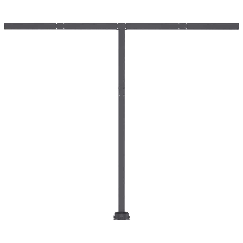 vidaXL Copertină autonomă retractabilă automat, oranj&maro 350x250 cm vidaXL Copertină autonomă retractabilă automat, oranj&maro 350x250 cm