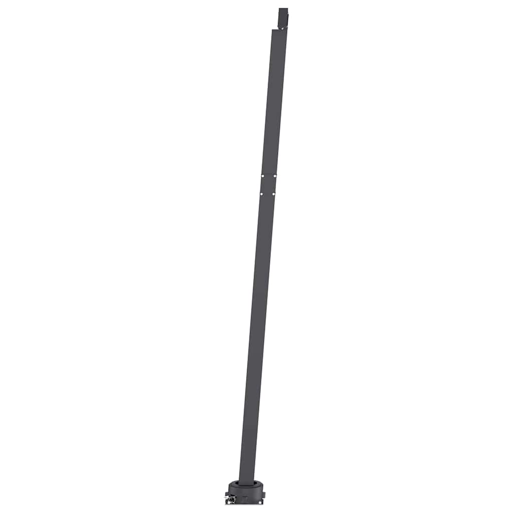 vidaXL Copertină automată cu senzor vânt & LED, galben&alb, 400x300 cm