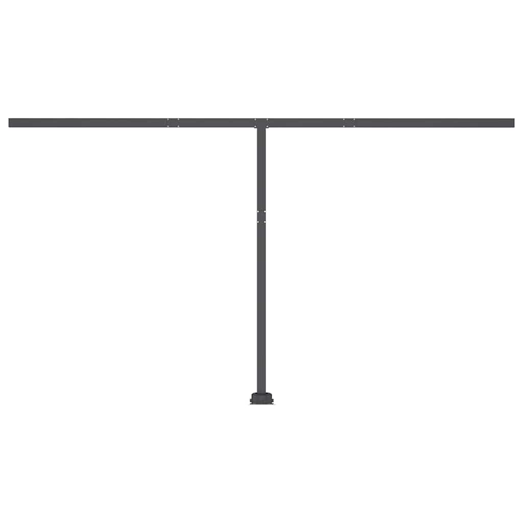vidaXL Copertină autonomă retractabilă automat, antracit, 450x300 cm vidaXL Copertină autonomă retractabilă automat, antracit, 450x300 cm