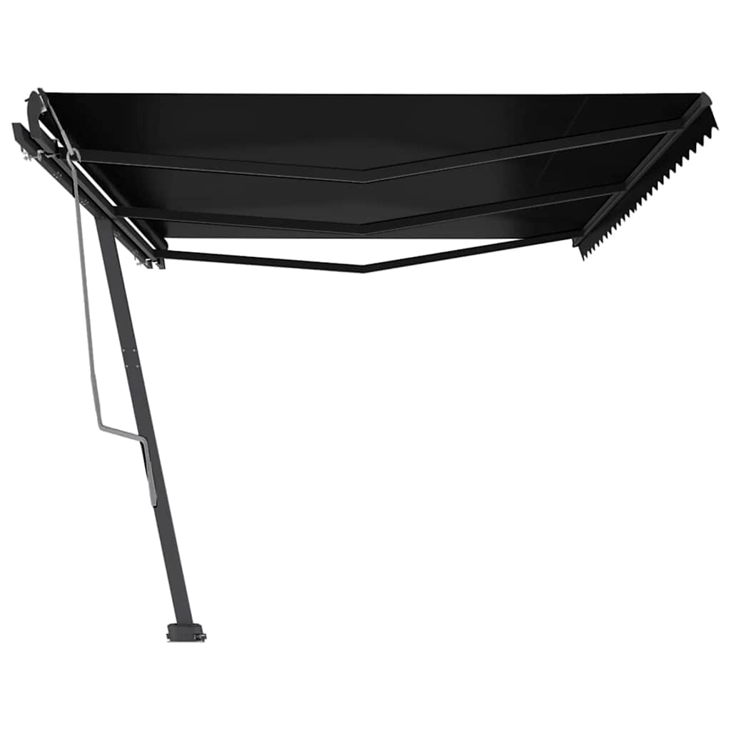 vidaXL Copertină autonomă retractabilă manual, antracit, 600x300 cm vidaXL Copertină autonomă retractabilă manual, antracit, 600x300 cm