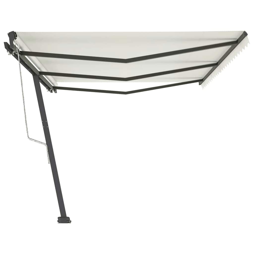 vidaXL Copertină autonomă retractabilă automat, crem, 600x300 cm vidaXL Copertină autonomă retractabilă automat, crem, 600x300 cm