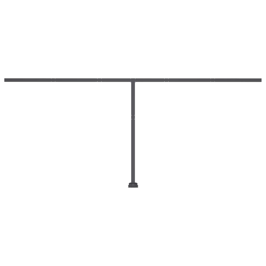 vidaXL Copertină autonomă retractabilă automat galben&alb 600x300 cm vidaXL Copertină autonomă retractabilă automat galben&alb 600x300 cm