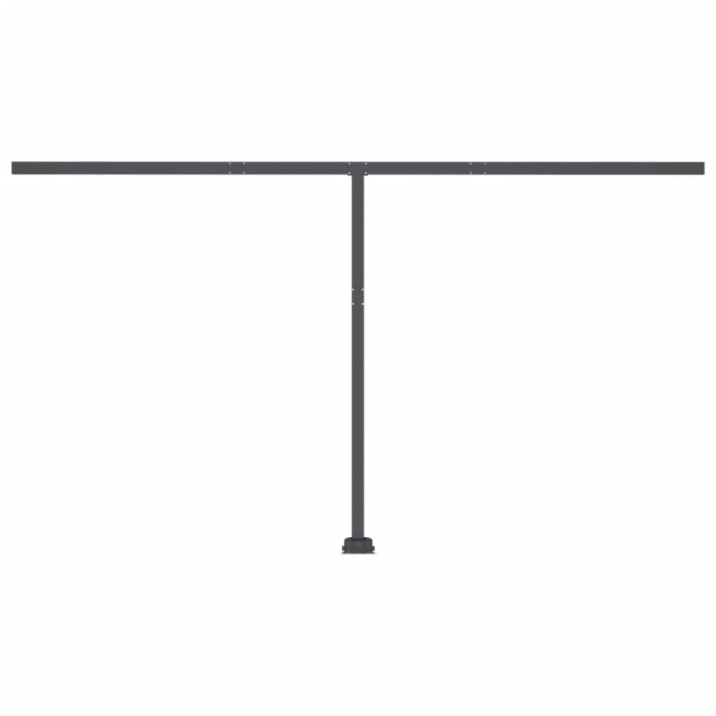 vidaXL Copertină autonomă retractabilă automat, crem, 400x350 cm vidaXL Copertină autonomă retractabilă automat, crem, 400x350 cm