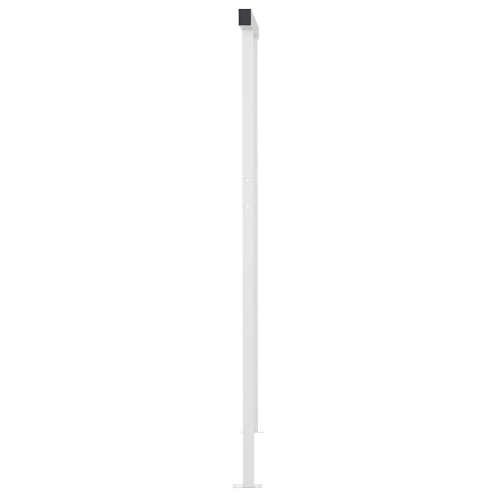 vidaXL Copertină retractabilă manual cu LED, antracit, 3x2,5 m vidaXL Copertină retractabilă manual cu LED, antracit, 3x2,5 m
