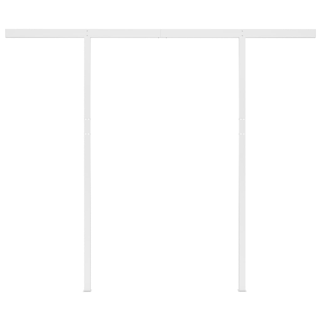 vidaXL Copertină retractabilă automat cu stâlpi, antracit, 3x2,5 m vidaXL Copertină retractabilă automat cu stâlpi, antracit, 3x2,5 m
