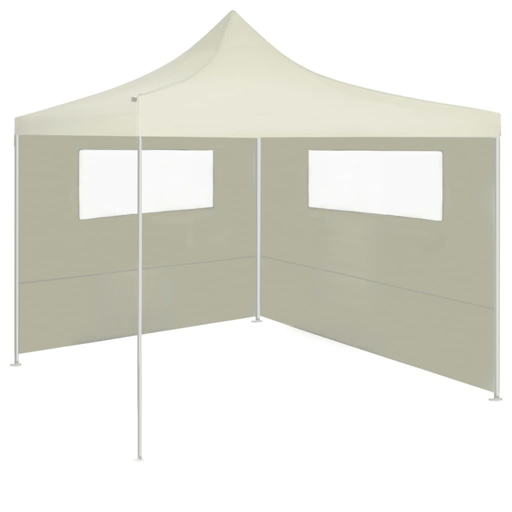 vidaXL Perete lateral foișor cu ferestre, 6x2 m, crem vidaXL Perete lateral foișor cu ferestre, 6x2 m, crem