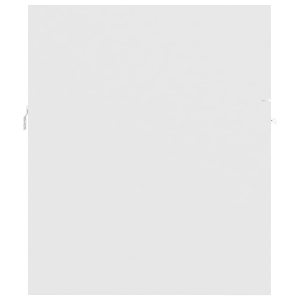 vidaXL Dulap cu chiuvetă încorporată, alb, lemn prelucrat