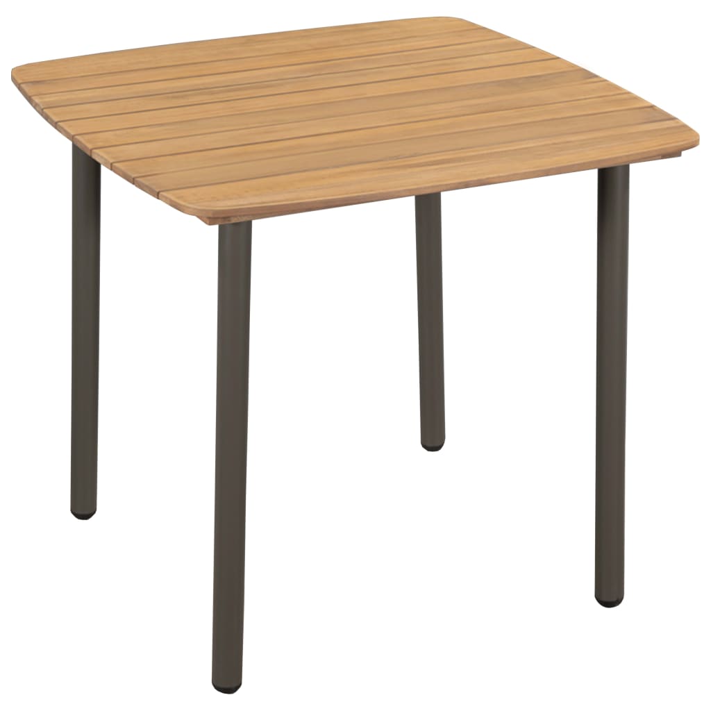 vidaXL Set mobilier de grădină, 5 piese, negru, poliratan