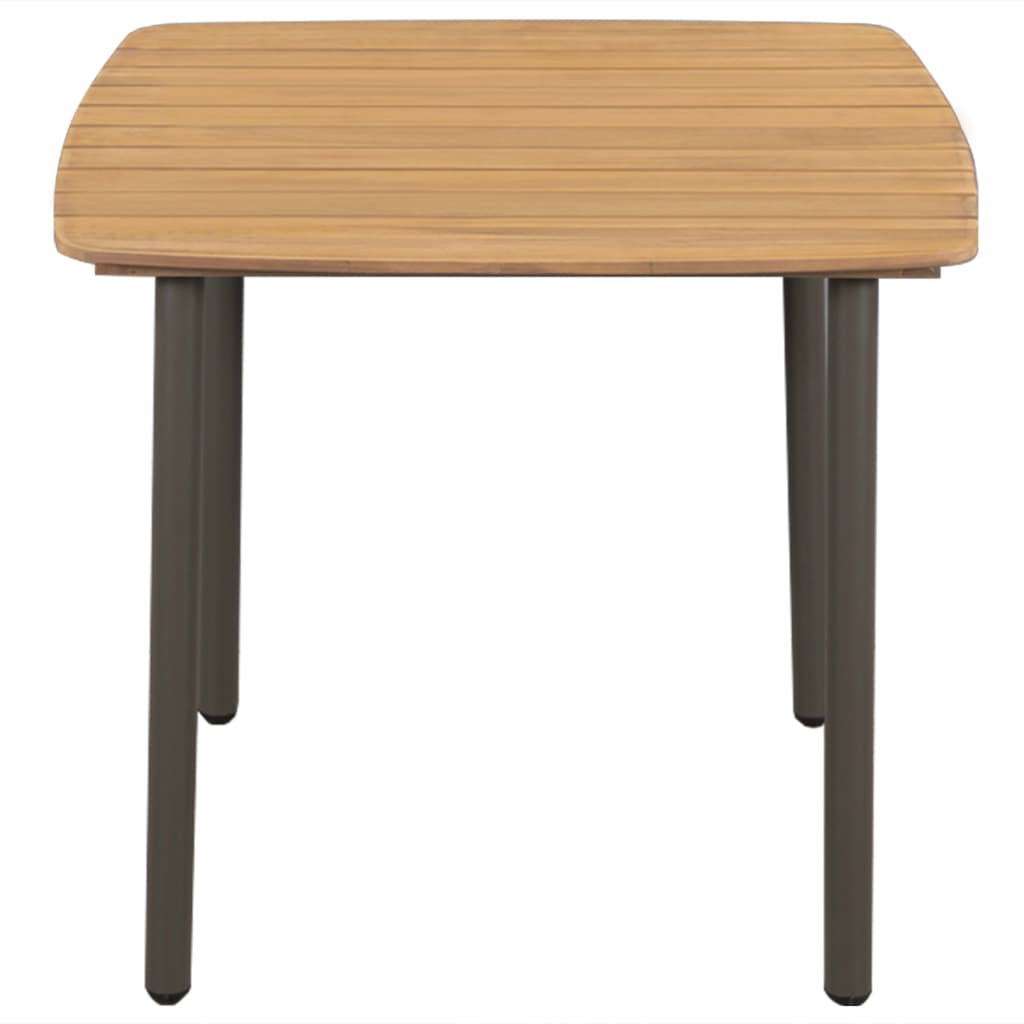 vidaXL Set mobilier de grădină, 5 piese, negru, poliratan