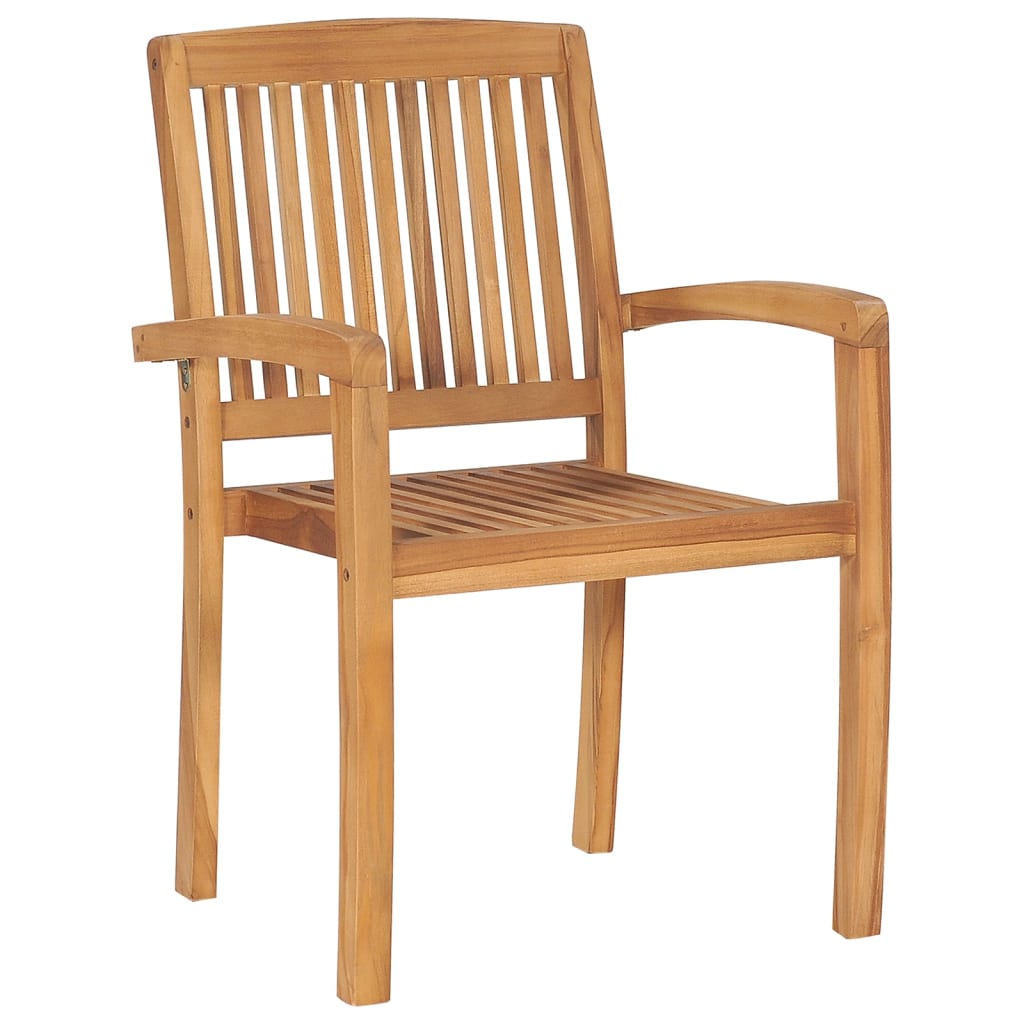 vidaXL Set mobilier de grădină, 5 piese, din lemn masiv de tec vidaXL Set mobilier de grădină, 5 piese, din lemn masiv de tec