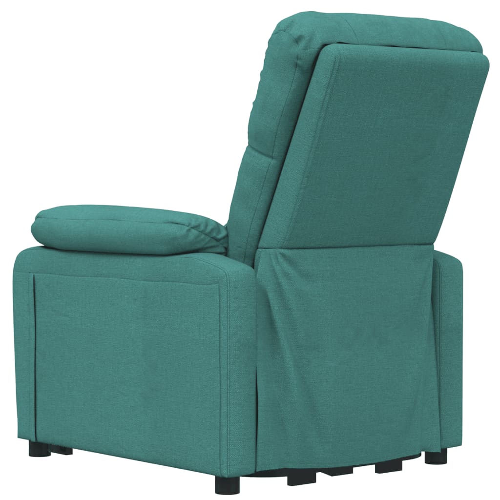 vidaXL Fotoliu de masaj electric, verde închis, material textil vidaXL Fotoliu de masaj electric, verde închis, material textil