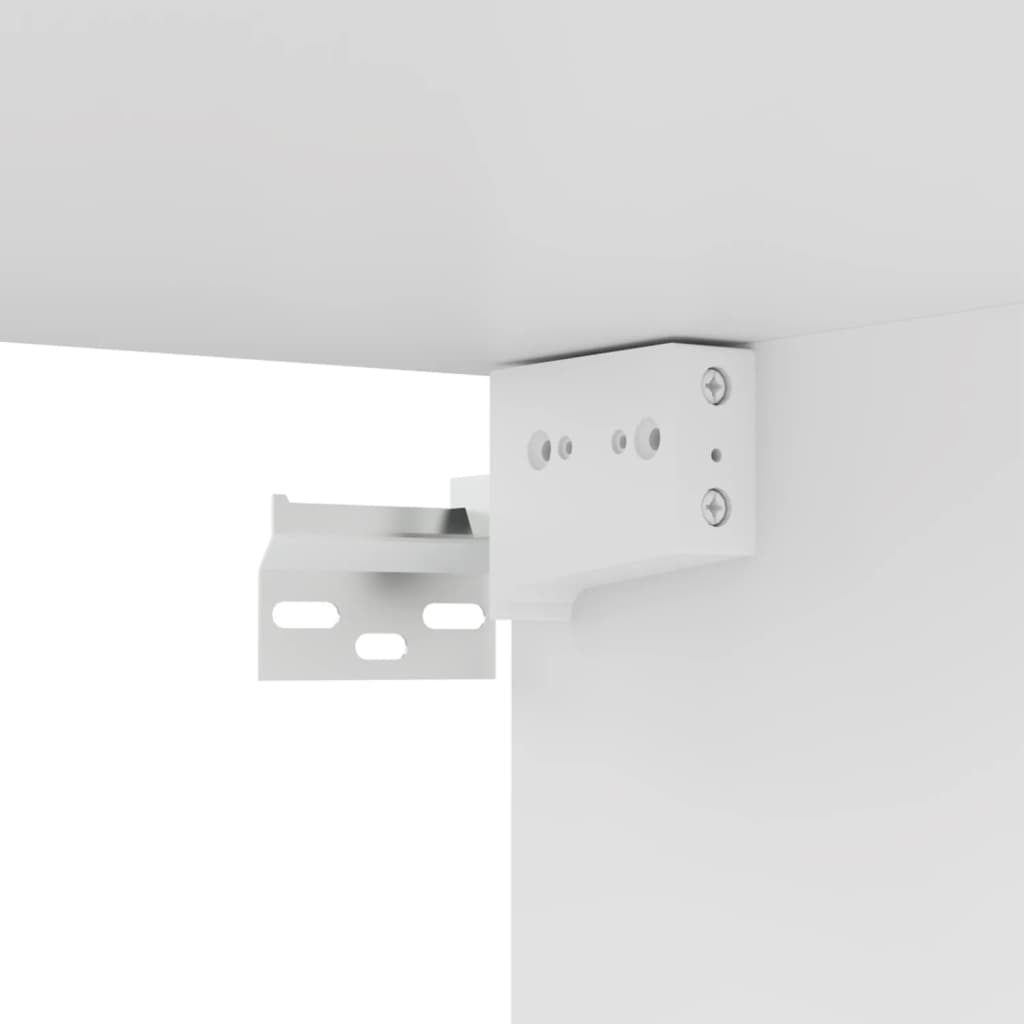 vidaXL Set de dulapuri TV, 8 piese, alb, lemn prelucrat