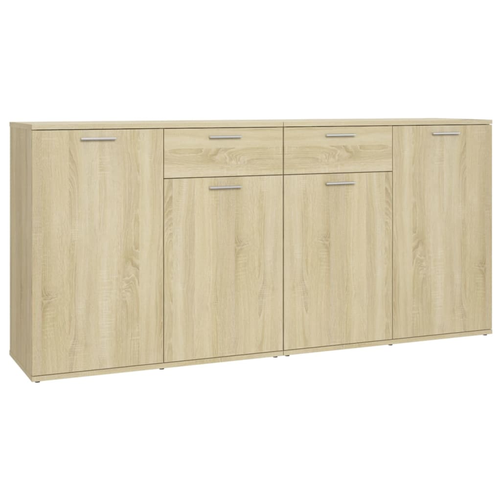 vidaXL Servantă, stejar Sonoma, 160x36x75 cm, lemn prelucrat vidaXL Servantă, stejar Sonoma, 160x36x75 cm, lemn prelucrat