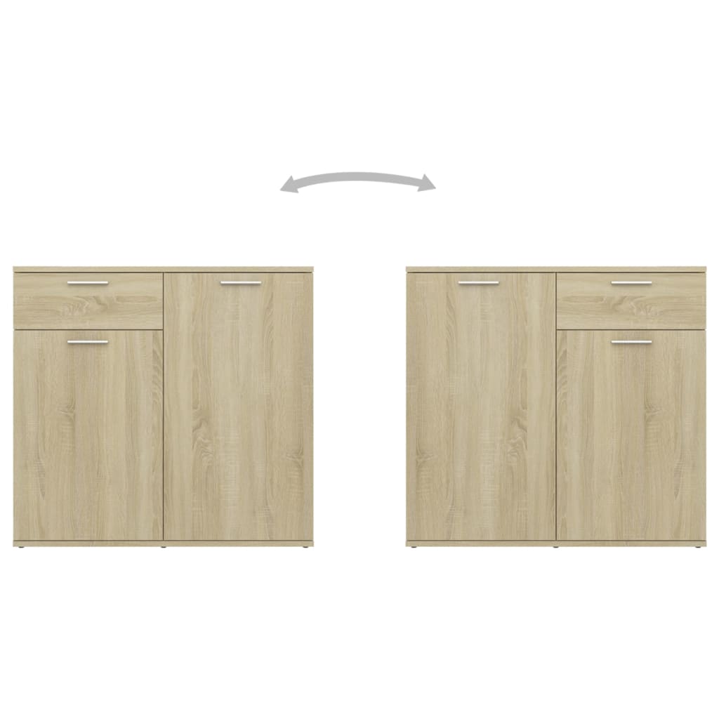 vidaXL Servantă, stejar Sonoma, 160x36x75 cm, lemn prelucrat vidaXL Servantă, stejar Sonoma, 160x36x75 cm, lemn prelucrat