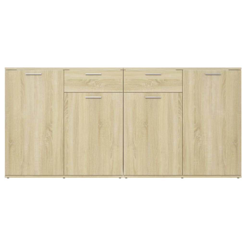 vidaXL Servantă, stejar Sonoma, 160x36x75 cm, lemn prelucrat vidaXL Servantă, stejar Sonoma, 160x36x75 cm, lemn prelucrat