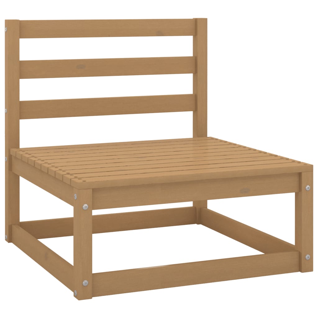 vidaXL Set mobilier relaxare de grădină, 10 piese, lemn masiv de pin vidaXL Set mobilier relaxare de grădină, 10 piese, lemn masiv de pin