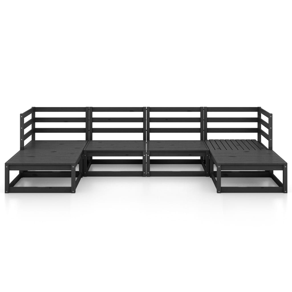 vidaXL Set mobilier de grădină, 6 piese, lemn masiv de pin