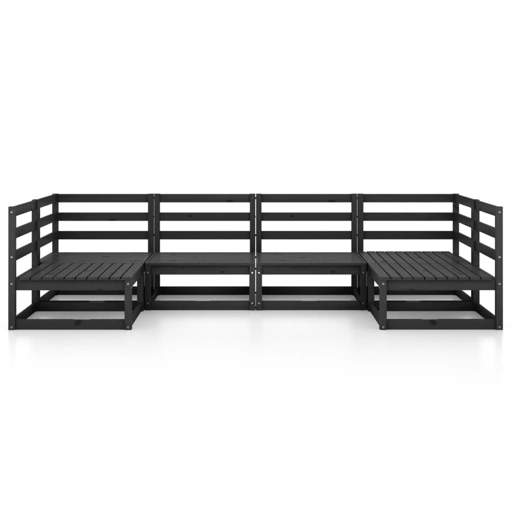 vidaXL Set mobilier de grădină, 6 piese, lemn masiv de pin