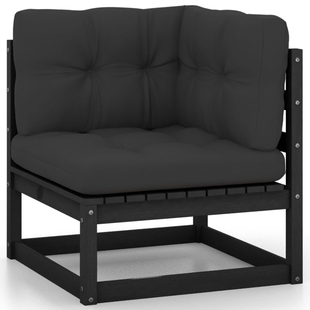 vidaXL Set mobilier grădină cu perne, 9 piese, lemn masiv de pin vidaXL Set mobilier grădină cu perne, 9 piese, lemn masiv de pin