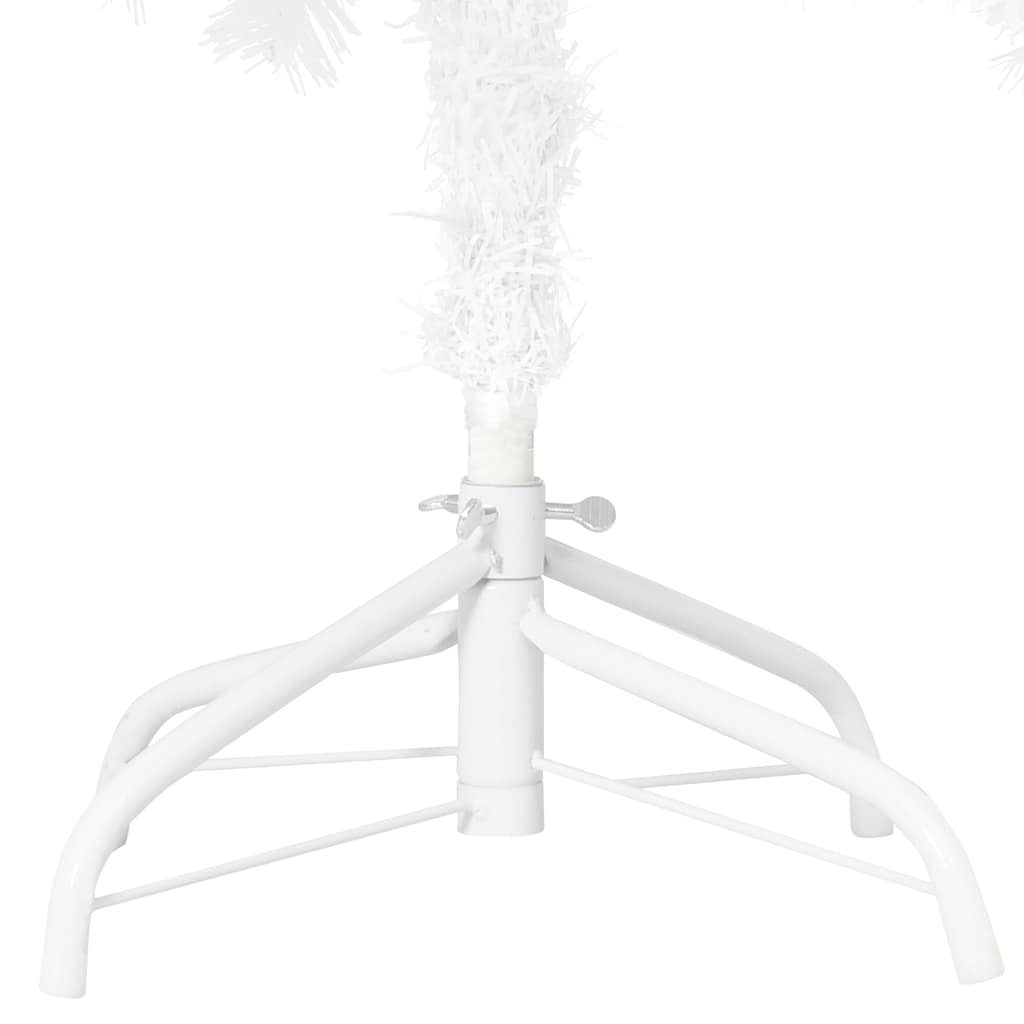 vidaXL Brad Crăciun pre-iluminat artificial, set globuri, alb, 180 cm vidaXL Brad Crăciun pre-iluminat artificial, set globuri, alb, 180 cm