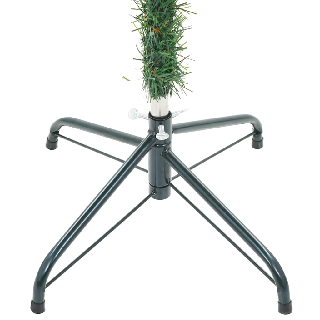 vidaXL Brad Crăciun artificial pre-iluminat globuri/conuri pin 180 cm vidaXL Brad Crăciun artificial pre-iluminat globuri/conuri pin 180 cm