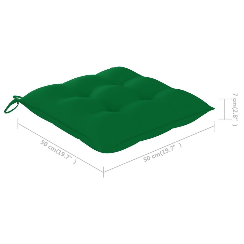 vidaXL Scaune de exterior cu perne, 4 buc., lemn masiv de acacia vidaXL Scaune de exterior cu perne, 4 buc., lemn masiv de acacia