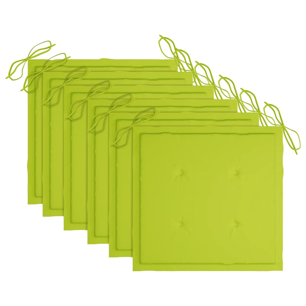 vidaXL Scaune de exterior cu perne, 6 buc., lemn masiv de acacia vidaXL Scaune de exterior cu perne, 6 buc., lemn masiv de acacia
