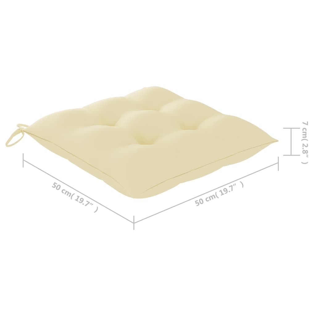 vidaXL Scaune de exterior cu perne, 6 buc., lemn masiv de acacia vidaXL Scaune de exterior cu perne, 6 buc., lemn masiv de acacia