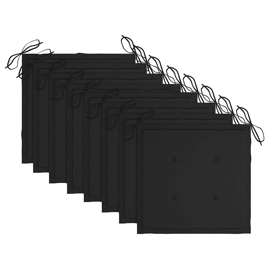 vidaXL Scaune de exterior cu perne, 8 buc., lemn masiv de acacia vidaXL Scaune de exterior cu perne, 8 buc., lemn masiv de acacia