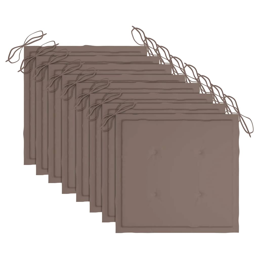vidaXL Scaune de exterior cu perne, 8 buc., lemn masiv de acacia vidaXL Scaune de exterior cu perne, 8 buc., lemn masiv de acacia