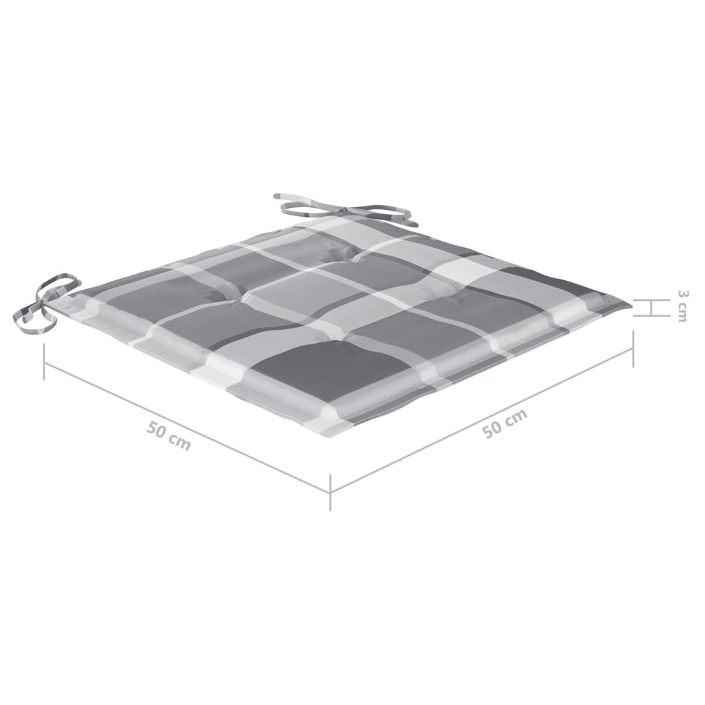 vidaXL Scaune de exterior cu perne, 8 buc., lemn masiv de acacia vidaXL Scaune de exterior cu perne, 8 buc., lemn masiv de acacia