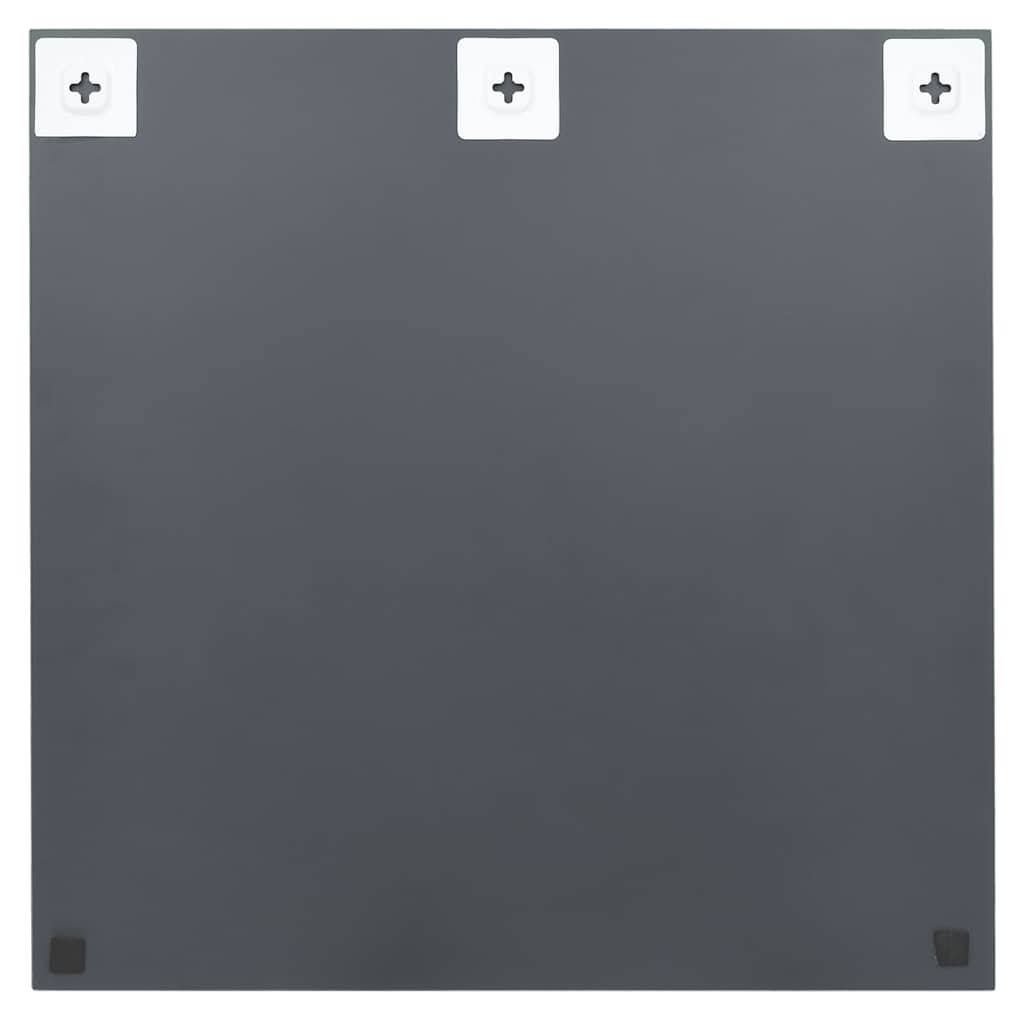 vidaXL Oglindă de perete cu lumini LED, sticlă, pătrată