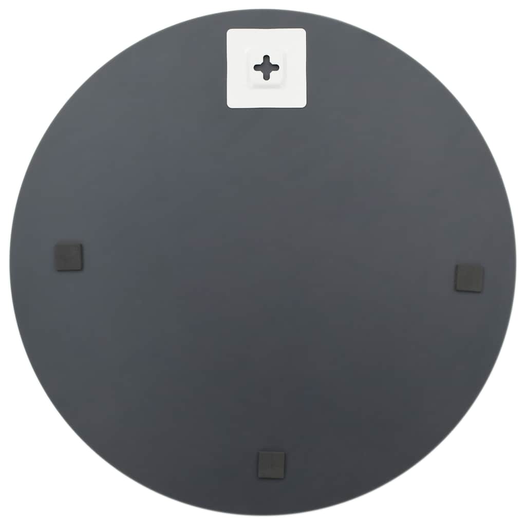 vidaXL Oglindă de perete cu lumini LED, sticlă, rotundă
