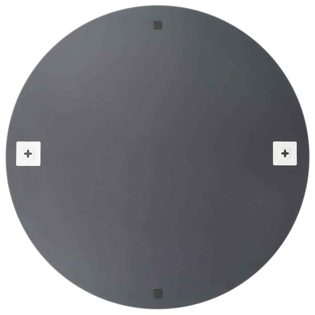 vidaXL Oglindă de perete cu lumini LED, sticlă, rotundă vidaXL Oglindă de perete cu lumini LED, sticlă, rotundă
