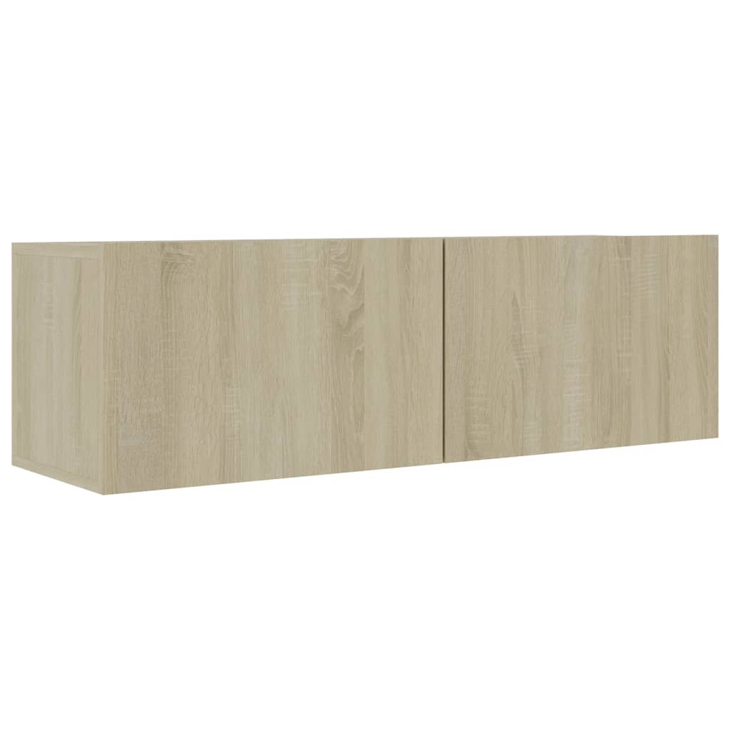 vidaXL Dulapuri TV, 4 buc., stejar sonoma, 100x30x30 cm lemn prelucrat