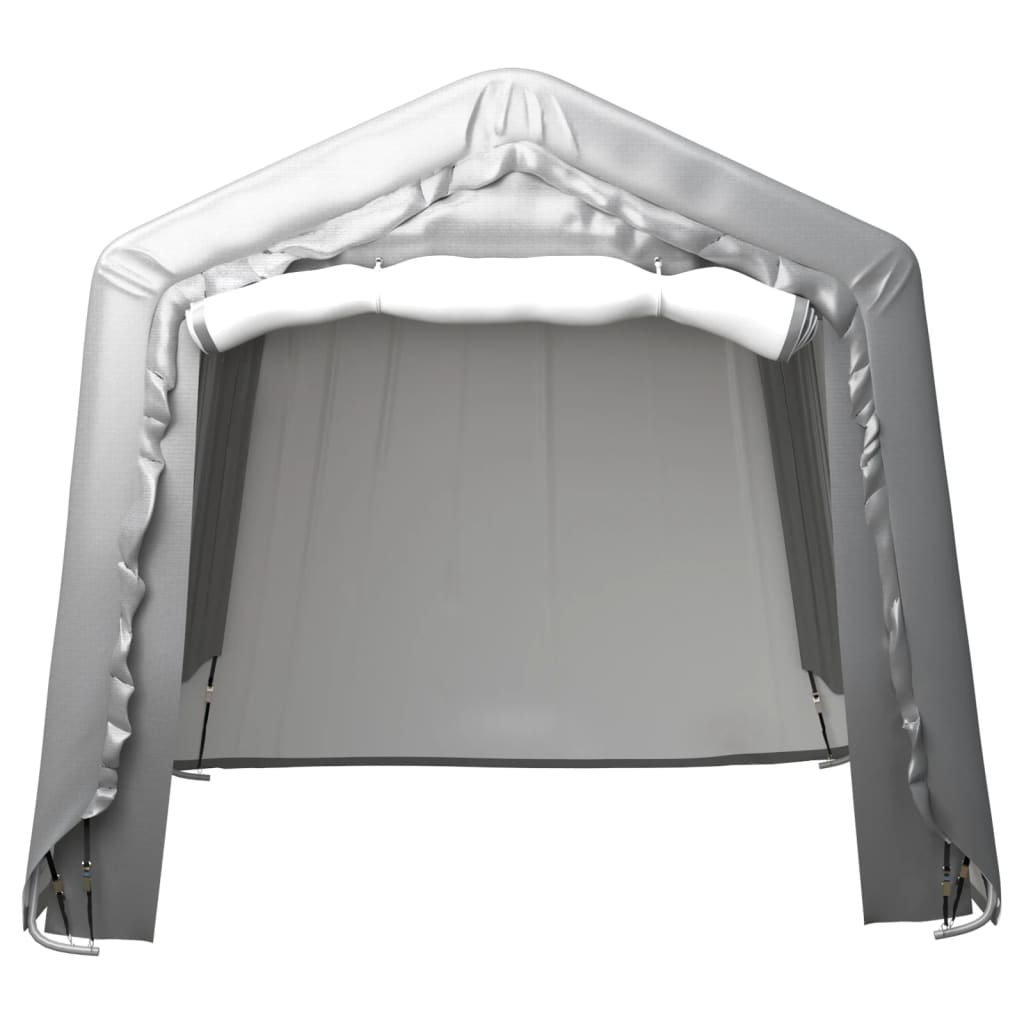 vidaXL Cort de depozitare, gri, 240x240 cm, oțel vidaXL Cort de depozitare, gri, 240x240 cm, oțel