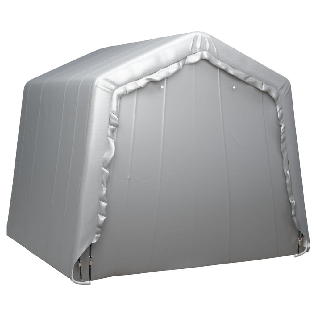 vidaXL Cort de depozitare, gri, 240x240 cm, oțel vidaXL Cort de depozitare, gri, 240x240 cm, oțel