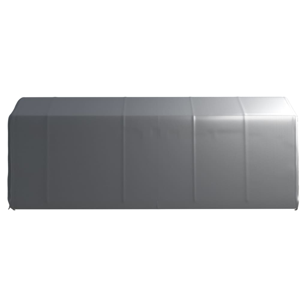 vidaXL Cort de depozitare, gri, 300x600 cm, oțel vidaXL Cort de depozitare, gri, 300x600 cm, oțel