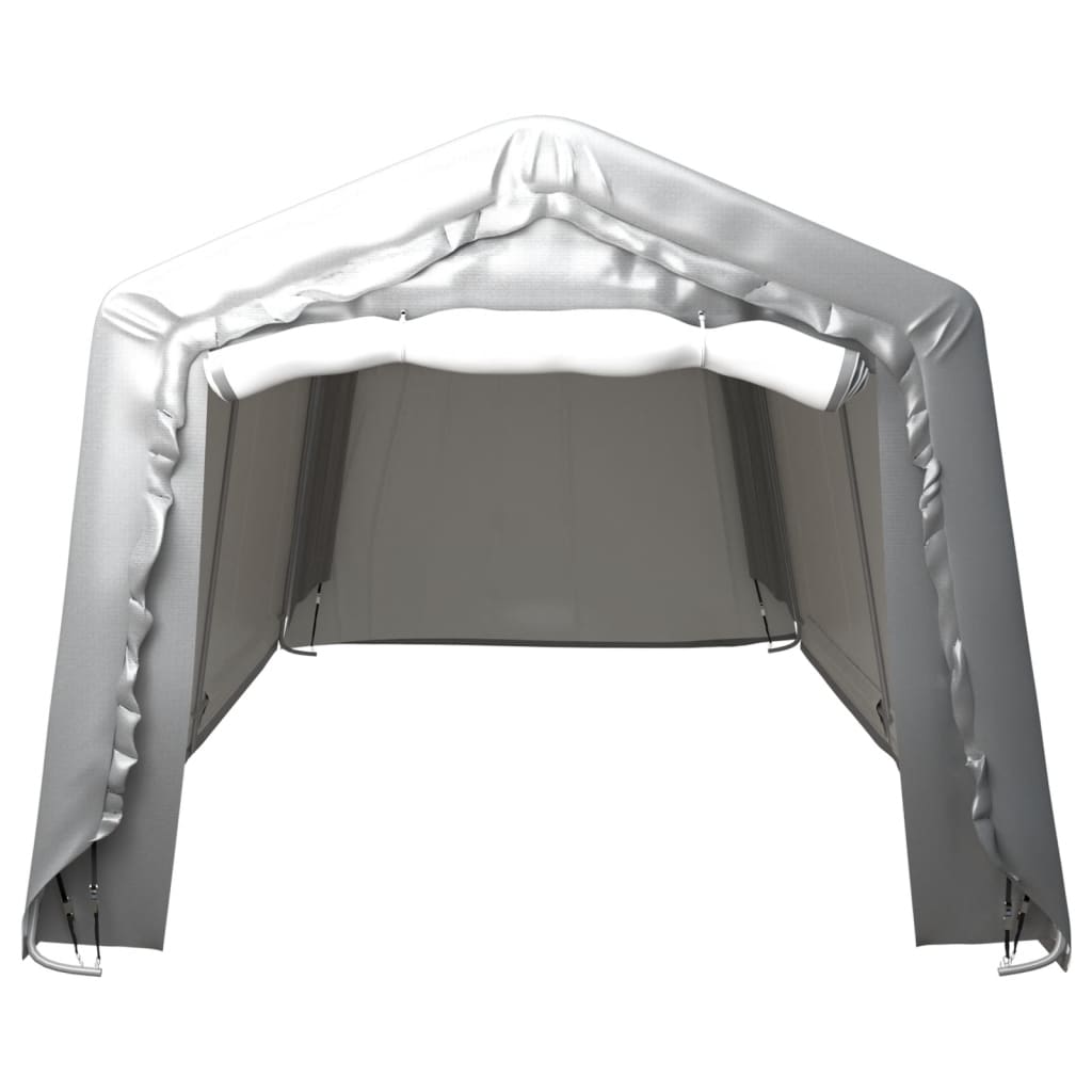 vidaXL Cort de depozitare, gri, 300x750 cm, oțel vidaXL Cort de depozitare, gri, 300x750 cm, oțel
