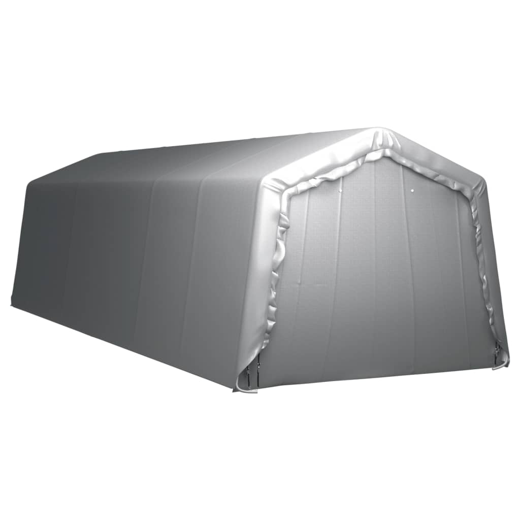 vidaXL Cort de depozitare, gri, 300x900 cm, oțel vidaXL Cort de depozitare, gri, 300x900 cm, oțel