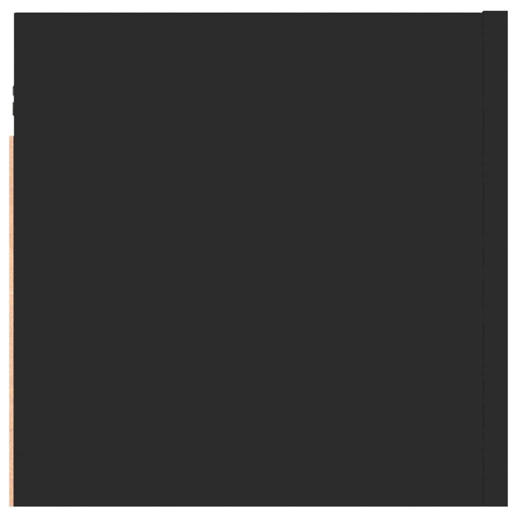 vidaXL Noptiere, 2 buc., negru, 30,5x30x30 cm, lemn prelucrat vidaXL Noptiere, 2 buc., negru, 30,5x30x30 cm, lemn prelucrat