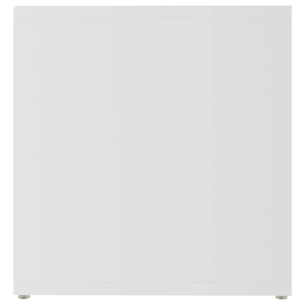 vidaXL Dulapuri TV, 2 buc., alb, 72x35x36,5 cm, lemn prelucrat
