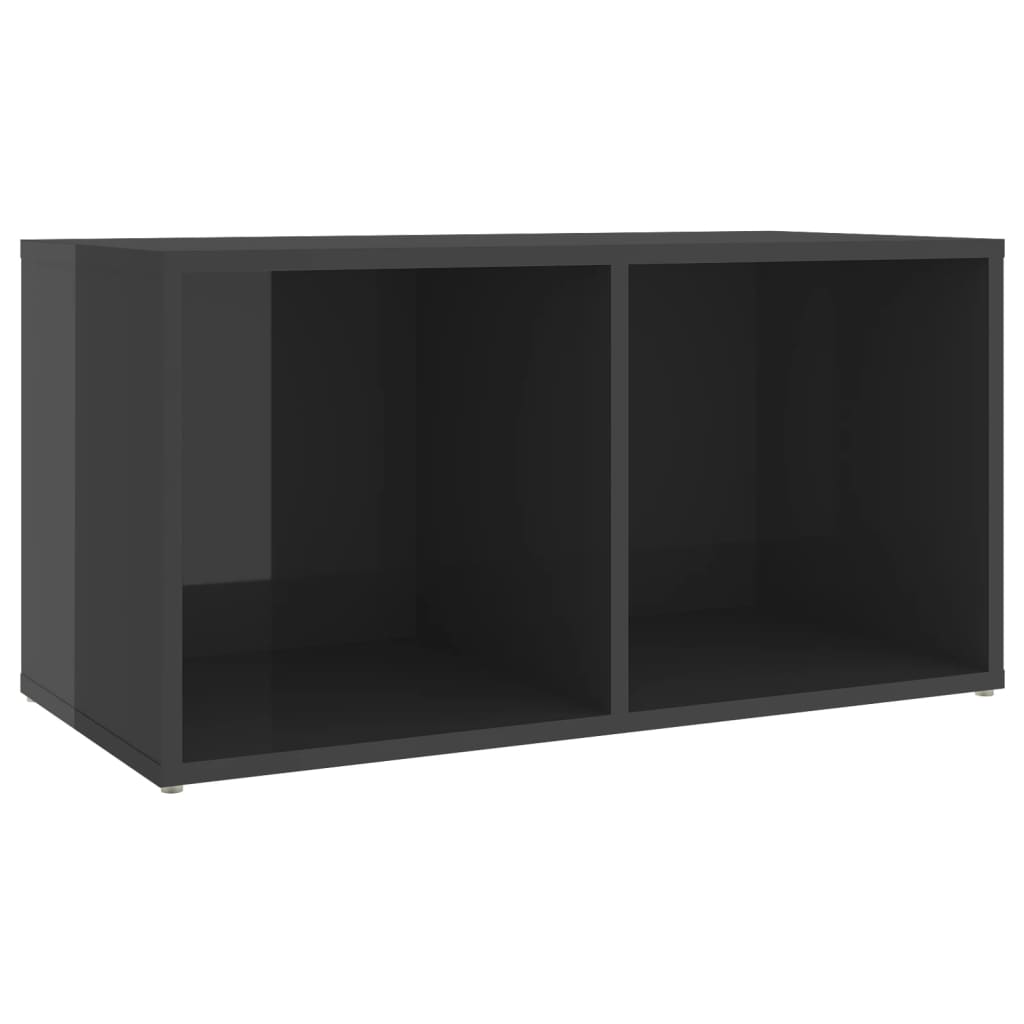 vidaXL Dulapuri TV 4 buc gri extralucios 72x35x36,5 cm lemn prelucrat