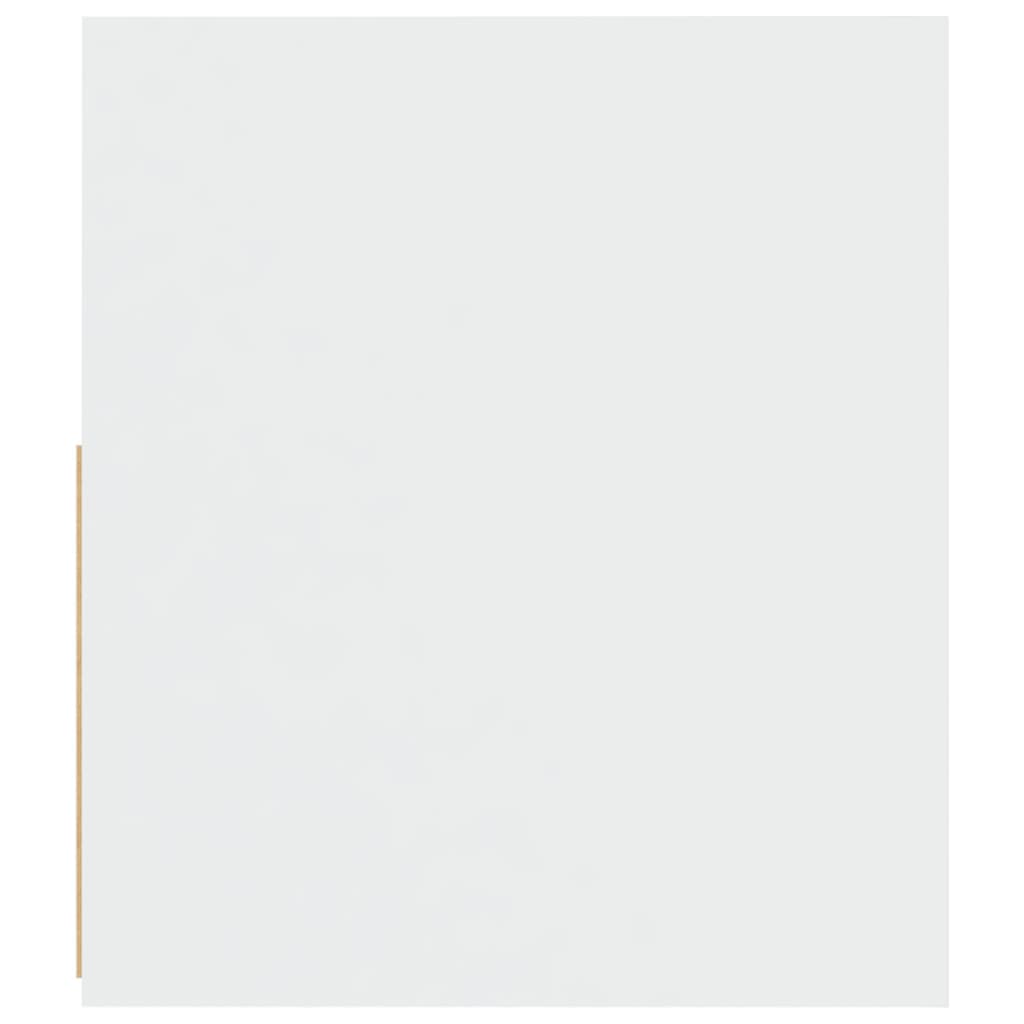 vidaXL Noptiere cu LED-uri, 2 buc., alb, 60x35x40 cm vidaXL Noptiere cu LED-uri, 2 buc., alb, 60x35x40 cm