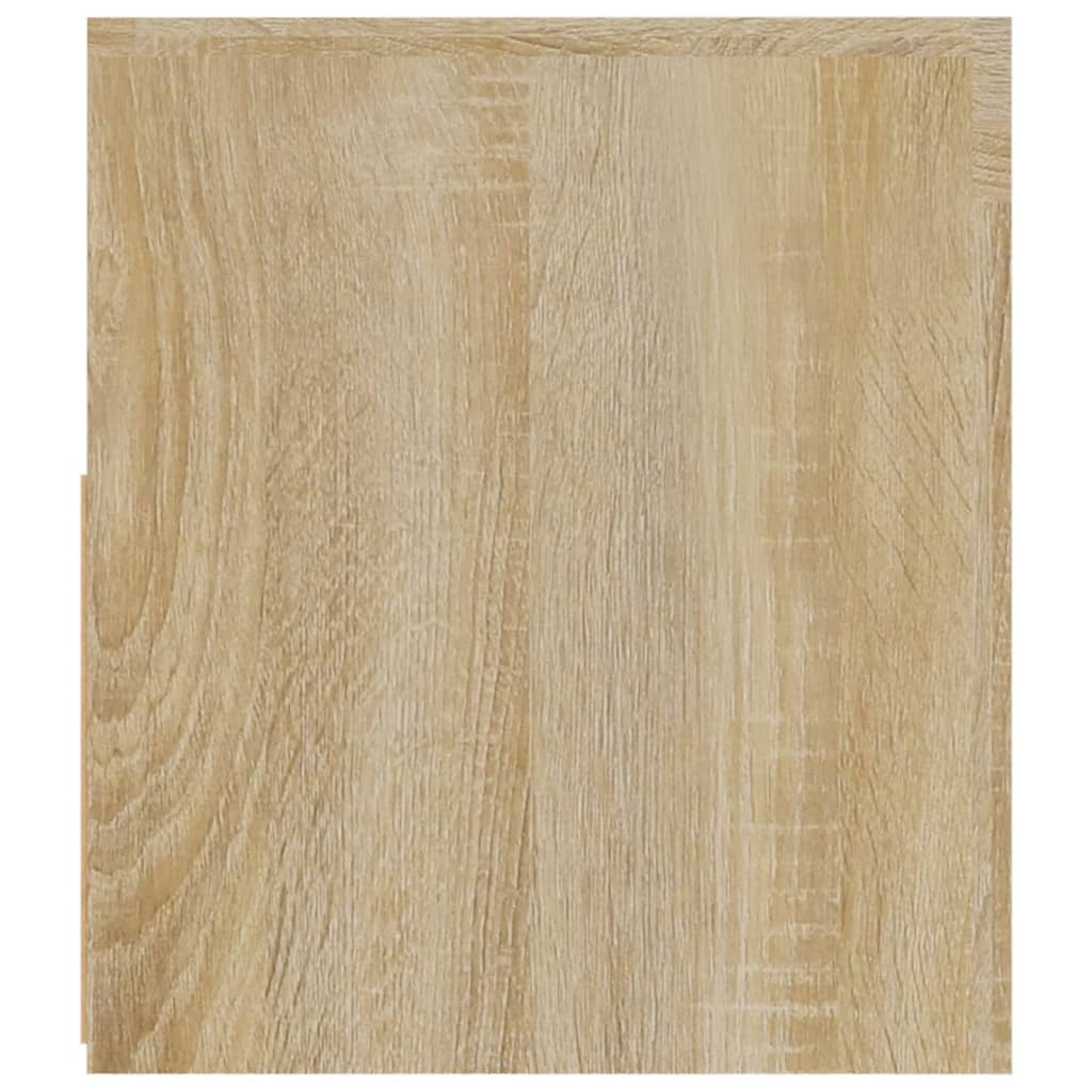 vidaXL Noptiere cu LED-uri, 2 buc., stejar sonoma, 60x35x40 cm