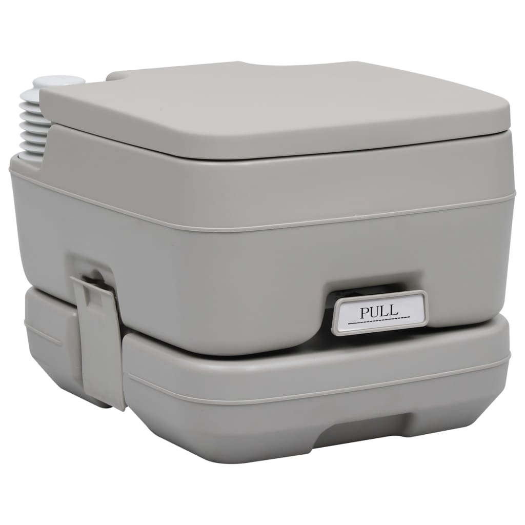vidaXL Toaletă portabilă de camping cu cort, 10+10 L vidaXL Toaletă portabilă de camping cu cort, 10+10 L