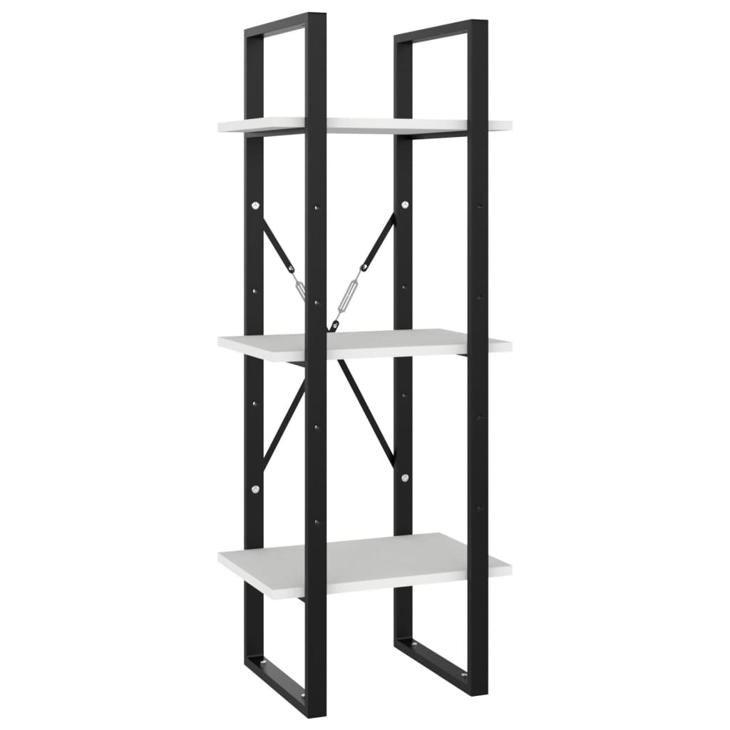 vidaXL Bibliotecă cu 5 rafturi, alb, 40x30x175 cm, lemn prelucrat vidaXL Bibliotecă cu 5 rafturi, alb, 40x30x175 cm, lemn prelucrat